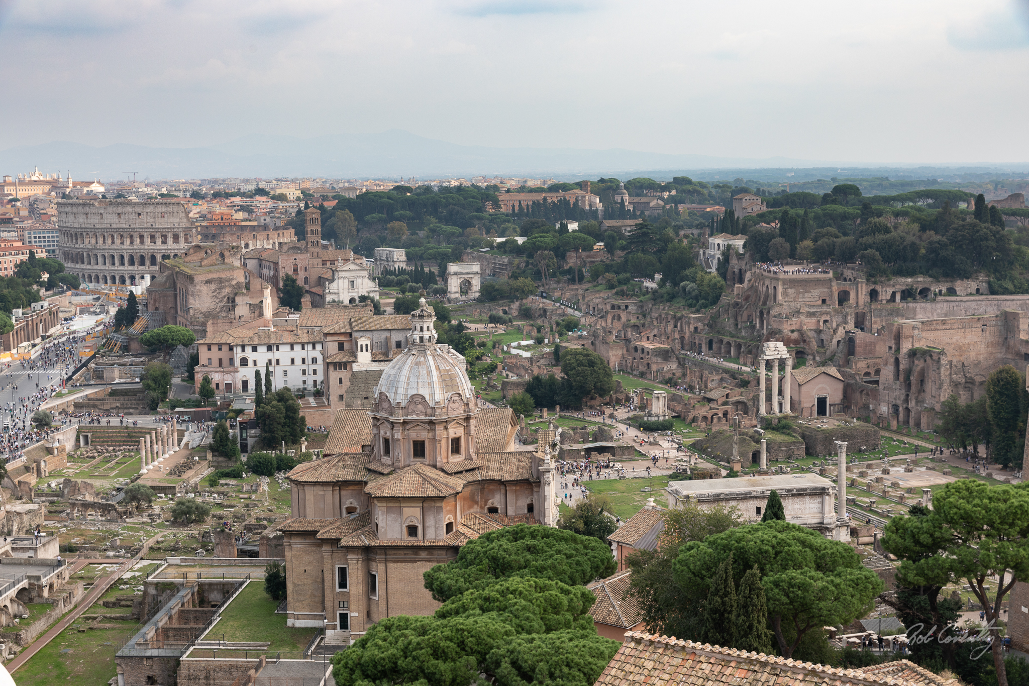 Ancient Rome from the Altar of the Fatherland