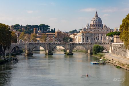 St. Peters from Tiber River