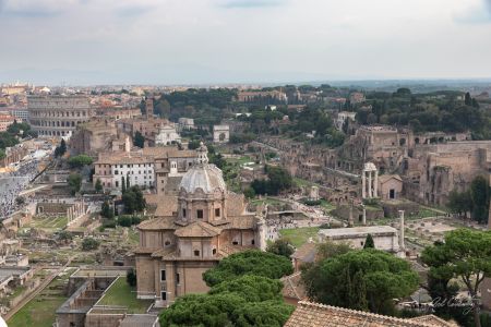 Ancient Rome from the Altar of the Fatherland