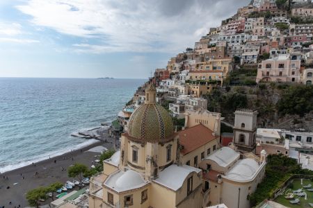 Looking over the ancient sea city - Positano
