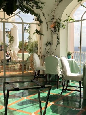 Lunch at Le Sirenuse (pronounced Se-re-noos)