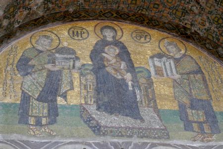 Southwestern entrance mosaic - Hagia Sophia Museum